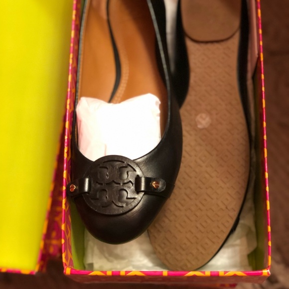 Tory Burch Shoes - Black Mini Miller Tory Burch Flat- worn once